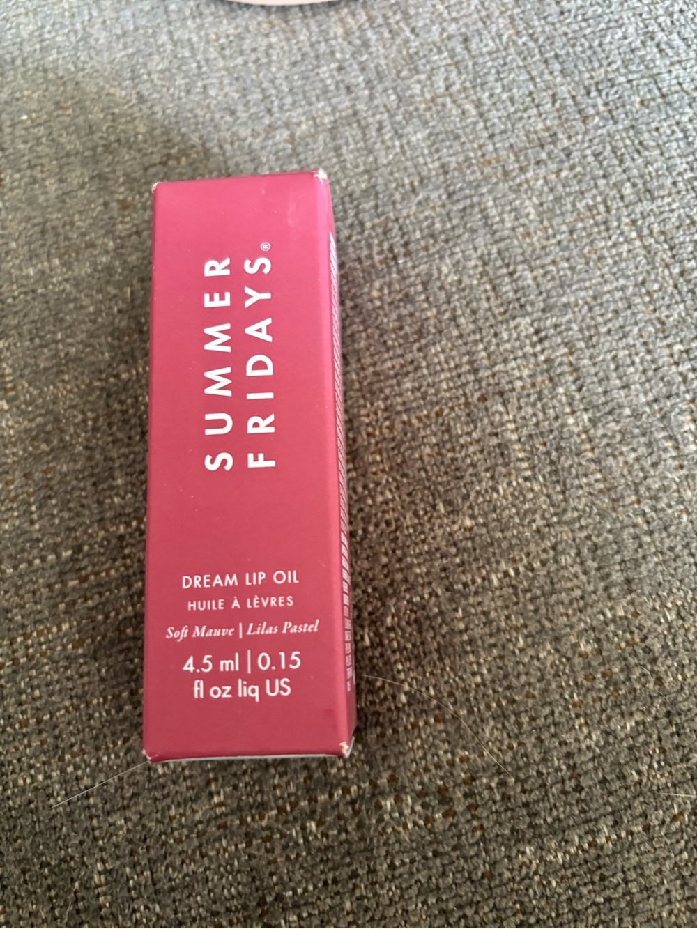 Summer Fridays Dream Lip Oil — Soft Mauve Pink Packaging